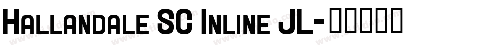 Hallandale SC Inline JL字体转换